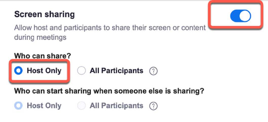 how to share screen on zoom if not host